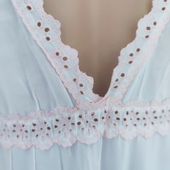 TED BAKER Ladies Pyjama Lounge Wear Night Dress White Size 10 Worn Once Immacula - Picture 8 of 13